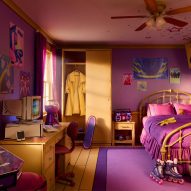 A pink bedroom