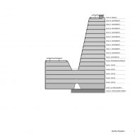 Section of Vertikal Nydalen by Snøhetta