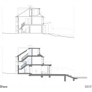 Section of Dulwich House by Proctor & Shaw