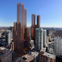 Stacked towers in Toronto