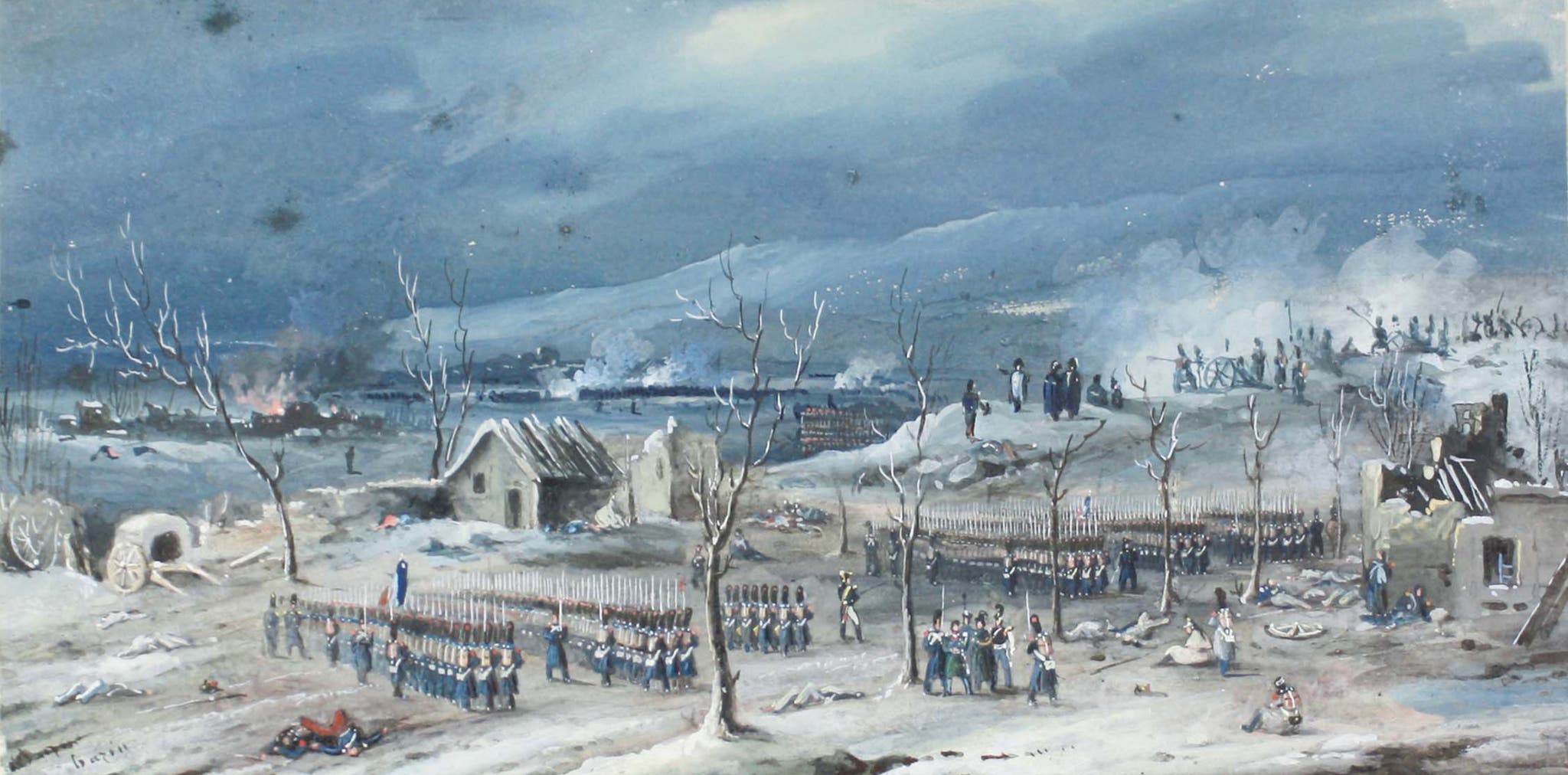 A brutally cold battle in Russia during the French invasion